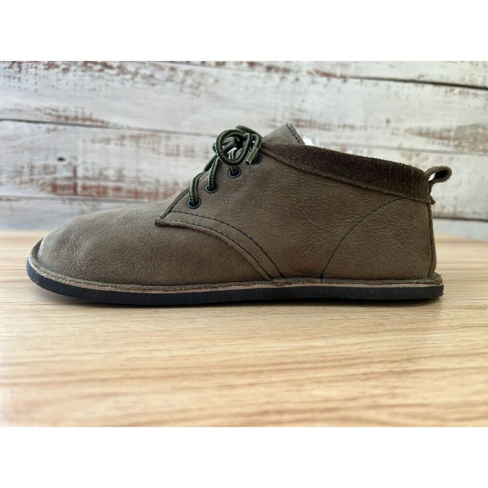 Softstar Unisex Mens 7 Womens 8 Primal Sawyer Coffee Leather Minimalist Shoes